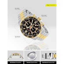 Load image into Gallery viewer, Invicta Men's 14876 Specialty Chronograph Black Textured Dial Two Tone Stainless Steel Watch, TwoTone_1357
