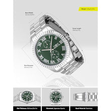 Load image into Gallery viewer, Invicta Specialty Men 43mm Stainless Steel Steel Green dial VH61 Quartz_7203
