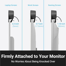 Load image into Gallery viewer, Inwa Computer Speakers for Desktop PC, USB Monitor Speaker Bar with Clip-On, Wired Desk Speakers with HD Stereo Loud Sound, Laptop Speaker Mini Sound Bar, Easily Clamps to Monitor, Black_5688
