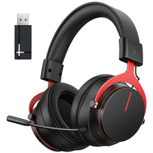 Load image into Gallery viewer, Inwa PS5 Headset Wireless with Game/Chat Balance Mixer, Lower Latency 5.8GHz Tech, 7.1 Surround Sound, Protein Soft Earmuffs, Detachable Mic, Works with PS5, PS4, Black_1
