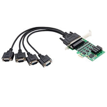 Load image into Gallery viewer, IO CREST 4 Port RS-232 Serial PCIe 2.0 X1 Controller Card Components SI-PEX15042_1

