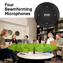 Load image into Gallery viewer, IPEVO Totem 360, Panoramic 360-Degree Conference Camera, USB-C Plug'n'Play, Multiple AI Mode, w/Speaker, Microphone &amp; Noise Reduction, Human-Eye Experience by Four Lens Stitched Display, Zoom &amp; Teams, Black_7778
