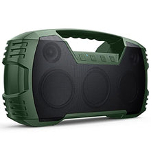 Load image into Gallery viewer, IPX7 Waterproof Outdoor Bluetooth Speaker, Wireless, 90W(Peak), 32H Playtime, Floating Design, Deep Bass &amp; Loud Stereo Sound, Portable with Handle, Rugged for Pool, Beach, Kayaking, Hiking, Green_1
