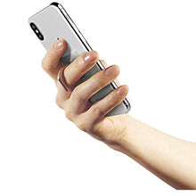 Load image into Gallery viewer, iRing Link, Made in Korea, Wireless Charging Friendly Phone Holder - Cell Phone Ring Grip Finger Holder and Stand Compatible with iPhone, Galaxy, and Other Smartphones(Silver)_8051
