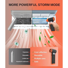 Load image into Gallery viewer, Irosiy Compressed Air Duster, 110000RPM Cordless Mini Duster, 4-Speed Adjustable, Rapid Charge, for Electronics, Home, Auto &amp; Outdoor Use, blackorangecolor_5406
