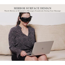 Load image into Gallery viewer, Isfuro Eye Massager with Heat and Vibration for Migraines - Heated Mask for Sinus Relief and Eye Strain Reduction - Black_939
