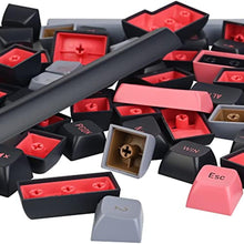 Load image into Gallery viewer, iTastatur 160 Keys Gaming Keycaps,Double Shot Custom PBT Keycaps 60 Percent CSA Profile with 6.25u 7u Spacebar for US/ISO Layout 60% 65% 75% Mechanical Keyboard (8008)_6256
