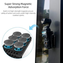 Load image into Gallery viewer, ITOTIN Magnetic Mount Stand Compatible for DJI Osmo Pocket 3, Adjustable Osmo Pocket 3 Accessories Expansion Adapter, Magnetic Suction Case 180 Angle Adjustable, Black_3419
