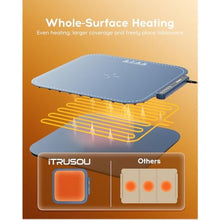 Load image into Gallery viewer, iTRUSOU Electric Warming Tray - Full Surface Heating,Rollable &amp; Portable,Premium Silicone Nano-Material,3 Temperature Settings,Auto Shut-Off -Versatile Food Warmer for Pizza, Meals, and More_1811
