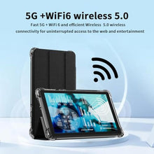 Load image into Gallery viewer, IWEGGO Android 14 Tablet with Case, 7 Inch 8GB RAM+32GB ROM/ 1TB Expandable Computer, 5MP Camera Tablets, 1.6Ghz Quad-core Processor, 3000mAH Battery Tablet PC, 5G WiFi, Games 7'' Android Laptop Black_552
