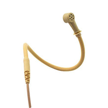 Load image into Gallery viewer, J K MIC-J 069 Earhook Headworn Headset Unidirectional Microphone - Standard 1/8" TRS Connector, Beige_2835

