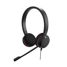 Load image into Gallery viewer, Jabra Evolve 20 UC Stereo Wired Headset/Music Headphones (U.S. Retail Packaging), Black, StereoSpeaker_1
