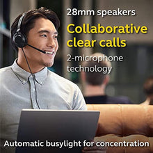 Load image into Gallery viewer, Jabra Evolve2 30 SE Wired Mono Noise-Cancelling Headset - Features 2-Mic Call Technology and USB-C Cable - Works with All Leading Unified Communications Platforms Such as Zoom and Google Meet - Black_178
