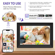 Load image into Gallery viewer, Jazeyeah WiFi Uhale Digital Picture Frame,10.1 Inch Smart Photo Frame with1280 * 800 HD IPS Touch Screen,Share Photos/Videos Instantly via App from Anywhere Thanksgiving Gifts_3295
