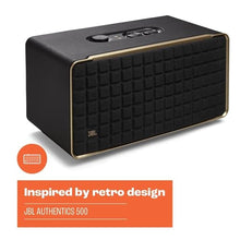 Load image into Gallery viewer, JBL Authentics 500 - Smart Home Speaker - Black, BlackGold_1123
