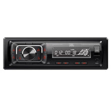 Load image into Gallery viewer, JBL Celebrity150 Single DIN Bluetooth FM Radio USB/AUX SD Card High Power Mechless with F/R and Sub Output Car Media Receiver, Black_1110
