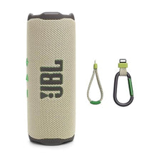 Load image into Gallery viewer, JBL Flip 7 - Portable Waterproof and Drop-Proof Speaker, Bold JBL Pro Sound with AI Sound Boost, 16Hrs of Playtime, and PushLock System with Interchangeable Accessories (Sand)_1
