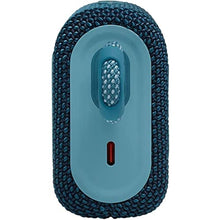 Load image into Gallery viewer, JBL Go 3 - Portable Bluetooth Speaker, Built-in Battery, Waterproof and Dustproof Feature JBLGO3BLUAM, Bonus Keychain LED Included - Blue_849
