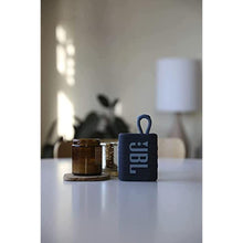 Load image into Gallery viewer, JBL Go 3 - Portable Bluetooth Speaker, Built-in Battery, Waterproof and Dustproof Feature JBLGO3BLUAM, Bonus Keychain LED Included - Blue_852
