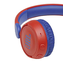 Load image into Gallery viewer, JBL Jr310BT Kids Wireless On-Ear Headphones - Bluetooth Headphones with Microphone, Safe Sound Under 85dB Volume, 30H Battery, Foldable, Comfort, Easy, Soft, Cool Colors (Red), Small_50
