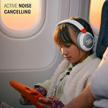Load image into Gallery viewer, JBL Junior 470NC - Wireless Over-Ear Noise Cancelling Kids Headphones with JBL Safe Sound (<85dB), Fit for Kids, Parental Control with Customizable Volume &amp; Playtime and 50Hr Battery Life (White)_7219

