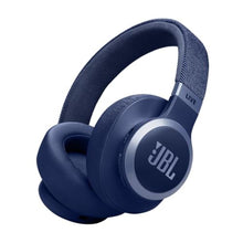 Load image into Gallery viewer, JBL Live 770NC - Wireless Over-Ear Headphones with True Adaptive Noise Cancelling with Smart Ambient, Up to 65 Hours of Battery Life, Comfort-fit Fabric Headband &amp; Carrying Pouch (Blue)_1
