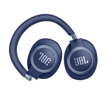 Load image into Gallery viewer, JBL Live 770NC - Wireless Over-Ear Headphones with True Adaptive Noise Cancelling with Smart Ambient, Up to 65 Hours of Battery Life, Comfort-fit Fabric Headband &amp; Carrying Pouch (Blue)_3494
