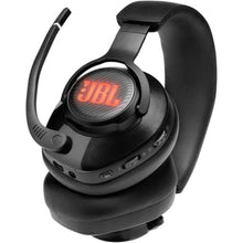Load image into Gallery viewer, JBL Quantum 400 - Wired over-ear gaming headset with game-chat balance dial, JBL QuantumSURROUND and DTS, Voice focus directional flip-up mic and memory foam ear cushions (Black)_308
