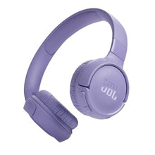Load image into Gallery viewer, JBL Tune 520BT - Wireless On-Ear Headphones, Up to 57H Battery Life and Speed Charge, Lightweight, Comfortable and Foldable Design, Hands-Free Calls with Voice Aware (Purple)_1
