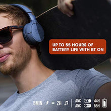 Load image into Gallery viewer, JBL Tune 660NC wireless with Active Noise Cancelling, up to 55 hours battery, microphone for call, foldable and comfortable, Android and iOs compatible (Blue)_1536
