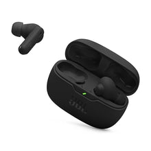 Load image into Gallery viewer, JBL Vibe Beam 2 - True Wireless Noise Cancelling Earbuds with JBL Pure Bass Sound &amp; Smart Ambient technology, 4mics for crisp, clear calls, up to 40Hrs of Playback, IP54 Dust &amp; Water resistant (Black)_1

