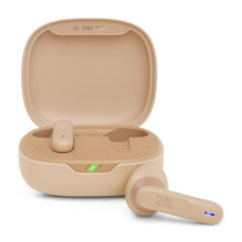 Load image into Gallery viewer, JBL Vibe Flex True Wireless Earbuds Bluetooth Earphones with Deep Bass Sound, IP54 Water &amp; Dust Resistant, Long Battery Life, Voice Assistant Compatible, Open-Ear Design (Beige)_1

