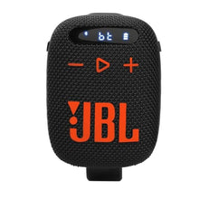 Load image into Gallery viewer, JBL Wind 3 FM Bluetooth Handlebar Speaker (Black/Orange), BlackOrange_1
