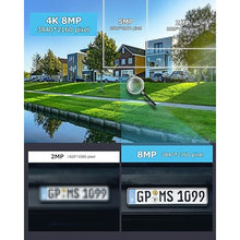 Load image into Gallery viewer, Jennov 4K 8MP Outdoor PTZ IP POE Camera with Pan Tilt 20X Optical Zoom &amp; Human Detection, Speed Dome Security Camera with 320ft IR Night Vision, Auto Tracking, Only Work with Onvif POE NVR, Blackandwhite_866
