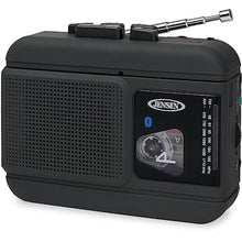 Load image into Gallery viewer, JENSEN MCR-60 MCR-60 Portable Personal Cassette Player/Recorder with AM/FM Radio, Bluetooth, and Earbuds, Black_1
