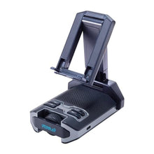 Load image into Gallery viewer, JERRAY Cell Phone Stand with Wireless Bluetooth Speaker with built-in microphone, Foldable Adjustable Desk Phone Holder, Portable HD Audio Speaker Stand, Unique Tech Gadgets Gifts for Men Women Dad, Compatible with iPhone/iPad for iPhone/ipad/Samsung Galaxy, black_6296
