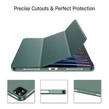 Load image into Gallery viewer, JETech Case for iPad Pro 11 Inch, 2022/2021/2020 Model, Slim Stand Hard Back Shell Smart Cover with Auto Wake/Sleep (Misty Blue)_955
