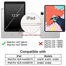 Load image into Gallery viewer, JETech Case for iPad Pro 12.9 Inch (1st and 2nd Generation, 2015 and 2017 Model), Auto Wake/Sleep (Black)_8753
