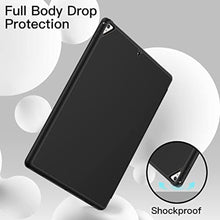 Load image into Gallery viewer, JETech Case for iPad Pro 12.9 Inch (2015/2017 Model, 1st/2nd Generation) with Pencil Holder, Slim Tablet Cover with Soft TPU Back, Auto Wake/Sleep (Black)_8613
