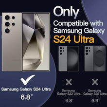 Load image into Gallery viewer, JETech Case for Samsung Galaxy S24 Ultra 5G, Non-Yellowing Shockproof Bumper Protective Phone Cover, Anti-Scratch Hard PC Back (Clear)_8313

