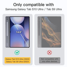 Load image into Gallery viewer, JETech Case for Samsung Galaxy Tab S10 Ultra/Tab S9 Ultra 14.6-Inch with S Pen Holder, Slim Folio Stand Protective Tablet Cover, Multi-Angle Viewing (Black)_7539
