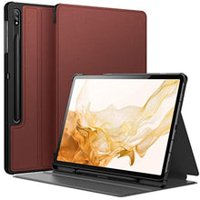 Load image into Gallery viewer, JETech Case for Samsung Galaxy Tab S8 Plus 2022 / S7 FE 2021 / S7 Plus 2020 12.4-Inch with S Pen Holder, Slim Folio Stand Protective Tablet Cover, Multi-Angle Viewing (Wine)_1
