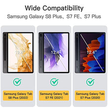 Load image into Gallery viewer, JETech Case for Samsung Galaxy Tab S8 Plus 2022 / S7 FE 2021 / S7 Plus 2020 12.4-Inch with S Pen Holder, Slim Folio Stand Protective Tablet Cover, Multi-Angle Viewing (Wine)_7888
