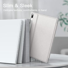 Load image into Gallery viewer, JETech Case for Samsung Galaxy Tab S8 Plus 2022 / S7 FE 2021 / S7 Plus 2020 12.4-Inch with S Pen Holder, Slim Folio Stand Protective Tablet Cover, Multi-Angle Viewing (Silver)_7506
