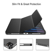 Load image into Gallery viewer, JETech Case ONLY for iPad Pro 11-Inch, 2022/2021/2020/2018 Model, Compatible with Pencil, Cover Auto Wake/Sleep (Black)_8066
