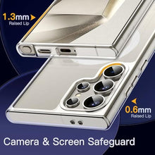 Load image into Gallery viewer, JETech Magnetic Case for Samsung Galaxy S24 Ultra 5G, Compatible with MagSafe, Shockproof Protective Phone Cover, Non-Yellowing Hard Clear PC Back (Clear)_8722
