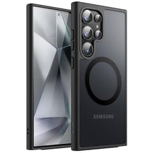 Load image into Gallery viewer, JETech Magnetic Case for Samsung Galaxy S24 Ultra 5G, Compatible with MagSafe, Translucent Matte Back Shockproof Phone Cover (Black)_1
