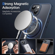 Load image into Gallery viewer, JETech Magnetic Matte Case for iPhone 15, Storm Blue, StormBlue_7598
