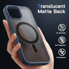 Load image into Gallery viewer, JETech Magnetic Matte Case for iPhone 15, Storm Blue, StormBlue_7599
