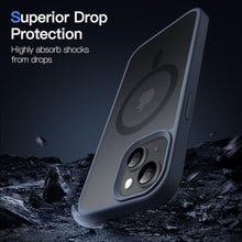 Load image into Gallery viewer, JETech Magnetic Matte Case for iPhone 15, Storm Blue, StormBlue_7600
